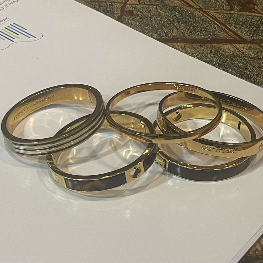 9 Kate spade & Michael Kors bangle set